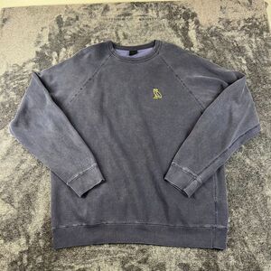 October's Very Own OVO Sweatshirt Crewneck Drake Owl Logo Garment Dyed XXL